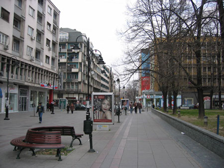 city center, walking promenade
