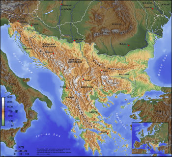 Balkan region