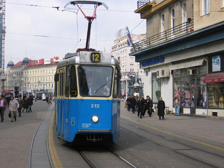Zagreb public transport, trams.