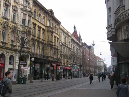 Jurisiceva street, with of course McDonalds